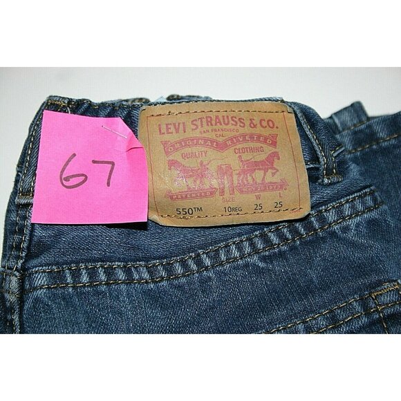 Levi's jeans boys 10 550 relaxed youth 22 x 25 adjustable blue - Picture 12 of 12